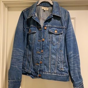 Madewell The Denim Jacket in Pinter Wash Size Large perfect condition